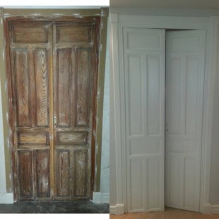 Restauración de puerta
